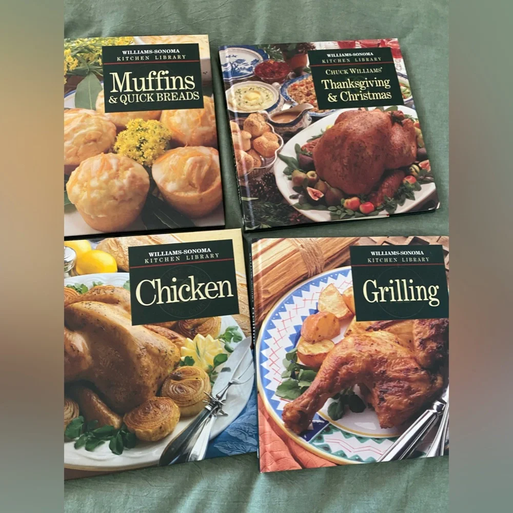 Williams & Sonoma Kitchen Library cookbook set of 10!!
